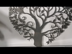 2 밀리미터는  녹슬지 않은 코르텐 첨경시설 금속 미술 장식을 추출합니다