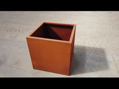 맞춘 야외 정원 화분 경작자들 큰 금속