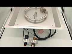 커스터마이징 할 수 있는 외관 직사각형 가스 연소장 연소장 실내