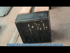 HNJBL 코튼 스틸 시골 현대 덤불 벤치