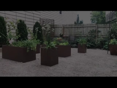 맞춤형 우편함 플랜터 박스 정원 금속 장식품 날씨에 저항